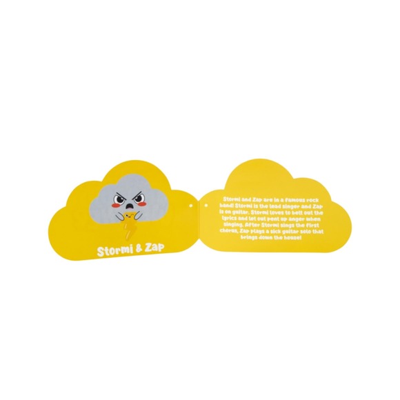 New! Moody Weather Stormi & Zap Suffed Plush Adorbs! - Picture 4 of 5